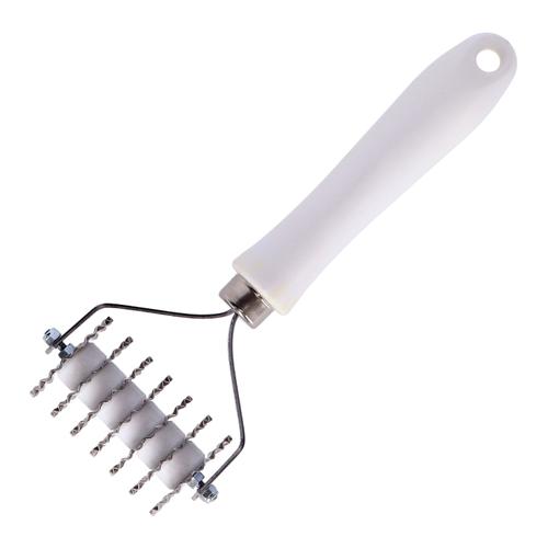 Feliator pentru paste HACCP, cu 7 lame zimtate, inox, 9,5 mm - Zokura TP323