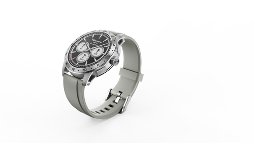 Smartwatch HiFuture Flex2, Ecran tactil 1.39inch, Carcasa metalica, Apeluri Bluetooth, Pana la 10 zile autonomie, IP68 (Argintiu)