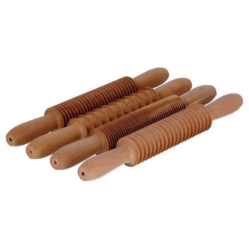Set 4 facalete pentru paste, lemn de fag, 32 cm - Zokura TPKITMATTARELLI