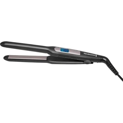 Placa de indreptat parul Remington PRO-Ceramic Extra Slim S5515, 36 W, Temperatura ajustabila in 9 trepte 150-230 C, Oprire automata, Incalzire in 15 secunde (Negru)