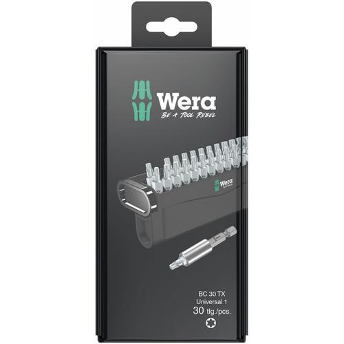 Set de biti WERA BIT-CHECK 30 TX, 30 biti, 1/4inch x 50 mm, Multicolor