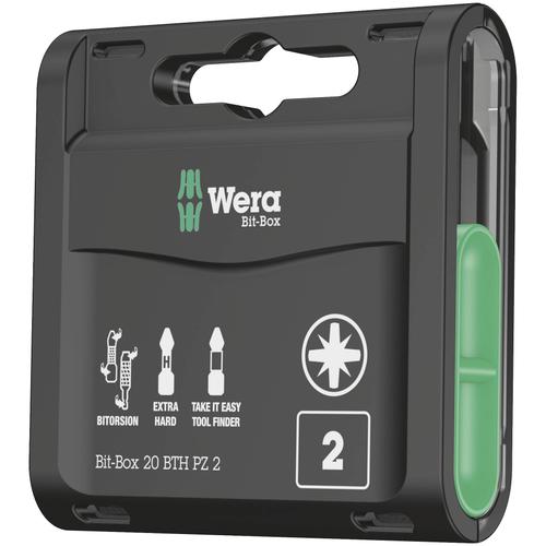 Set de biti, Wera, Universal, Metal, 75x68x20mm, Negru