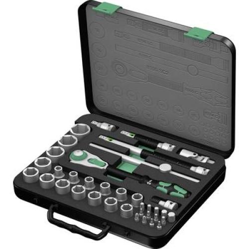 Set 37 surubelnite de precizie, Wera, 1/2inch, Negru/Verde