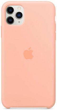 Protectie Spate Apple Silicone Case my1h2zm/a pentru iPhone 11 Pro Max (Roz)