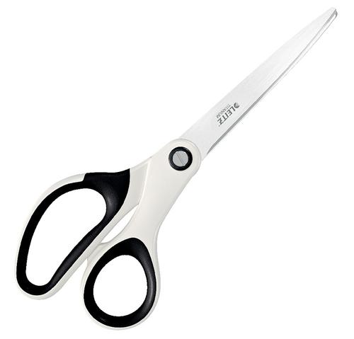 Foarfeca pentru birou LEITZ WOW Titanium, 205 mm, Alb