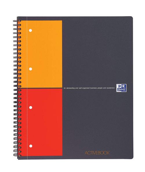 Caiet cu spirala OXFORD Int. Activebook matematica, A4+, 80 file - 80g/mp, Scribzee, coperta PP