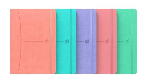 Caiet cu elastic OXFORD Signature Smart Journal, A5, 80 file-90g/mp, Scribzee, matematica