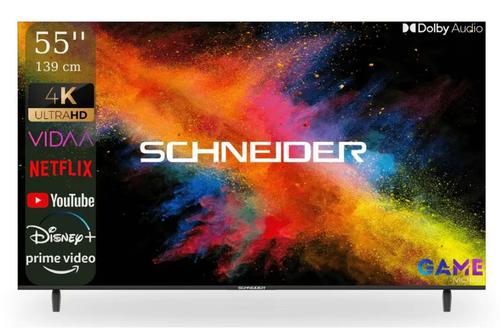 Televizor LED Schneider 139 cm (55inch) LED55‑SC691K, Ultra HD 4K, Smart TV, WiFi