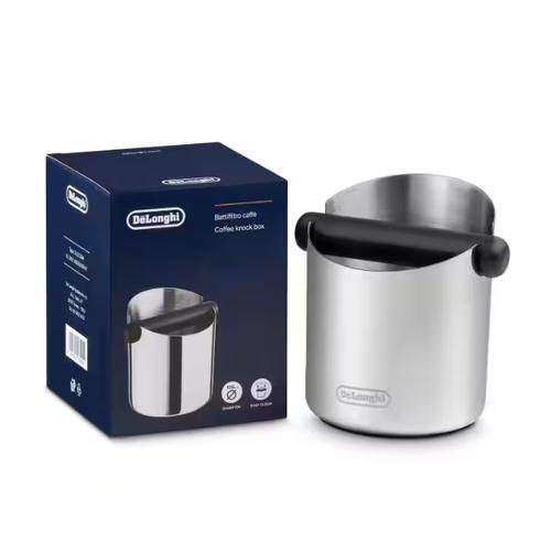 Knock box pentru zatul de cafea De’Longhi DLSC084, 250 ml (Inox)