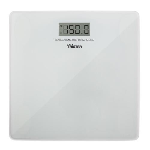 Cantar de baie Tristar WG-2419, 150kg, acuratete 100g, (Alb)