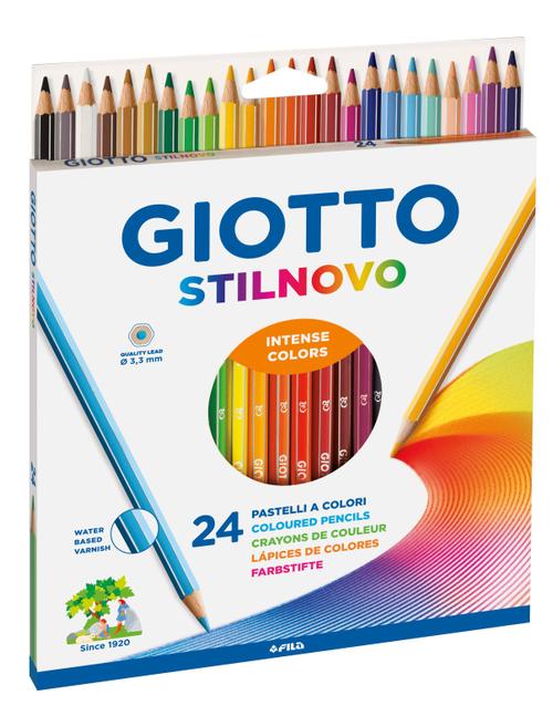 Creioane colorate GIOTTO Stilnovo, 24 culori/cutie 1 Creioane colorate GIOTTO Stilnovo, 24 culori/cutie