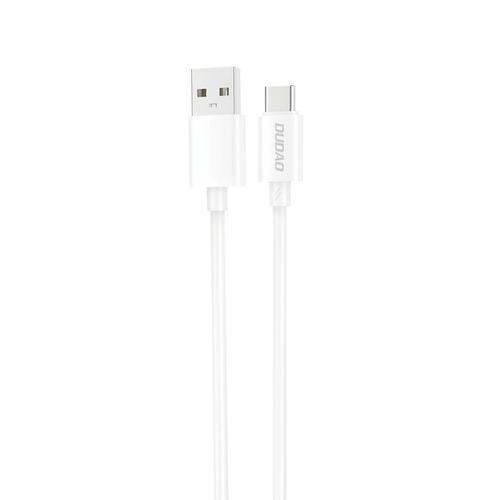 Cablu pentru incarcare si transfer de date Dudao L4ST, USB/USB-C, 2A, 1m, Alb 1 Cablu pentru incarcare si transfer de date Dudao L4ST, USB/USB-C, 2A, 1m, Alb