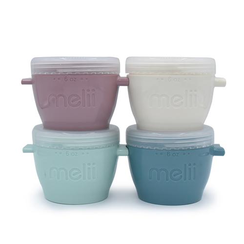 Set 4 recipiente silicon Melii Luxe, 4x177 ml 1 Set 4 recipiente silicon Melii Luxe, 4x177 ml