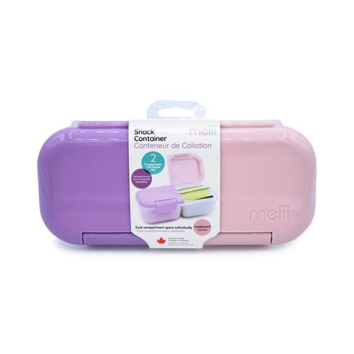 Cutie Snack cu 2 compartimente Melii, 18.5x8.5x6.5cm 1 Cutie Snack cu 2 compartimente Melii, 18.5x8.5x6.5cm