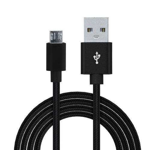 Cablu de date Spacer, USB 2.0 (T) la Micro-USB 2.0 (T), braided, retail pack, 1.8m, Negru 1 Cablu de date Spacer, USB 2.0 (T) la Micro-USB 2.0 (T), braided, retail pack, 1.8m, Negru