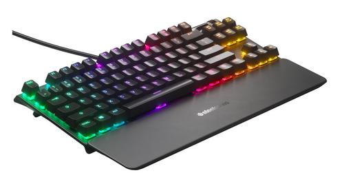 Tastatura Mecanica SteelSeries Apex 7 TKL, USB, Cherry MX Red, Iluminare RGB (Negru)