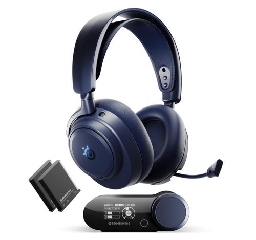 Casti Gaming SteelSeries Arctis Nova Pro OMNI, Multiplatforma, USB/Wireless/Bluetooth, Infinite Power System, Microfon retractabil ClearCast Pro, AI Noise Rejection (Albastru) 1 Casti Gaming SteelSeries Arctis Nova Pro OMNI, Multiplatforma, USB/Wireless/Bluetooth, Infinite Power System, Microfon retractabil ClearCast Pro, AI Noise Rejection (Albastru)