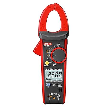 Clampmetru digital UNI-T UT216C 600A TRUE RMS, LCD cu iluminare din spate, Bara grafica analogica: 61 segmente 1 Clampmetru digital UNI-T UT216C 600A TRUE RMS, LCD cu iluminare din spate, Bara grafica analogica: 61 segmente