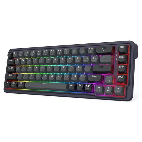 Tastatura gaming mecanica Redragon Nova Magnetic, iluminare RGB, USB, Layout US, Negru 1 Tastatura gaming mecanica Redragon Nova Magnetic, iluminare RGB, USB, Layout US, Negru