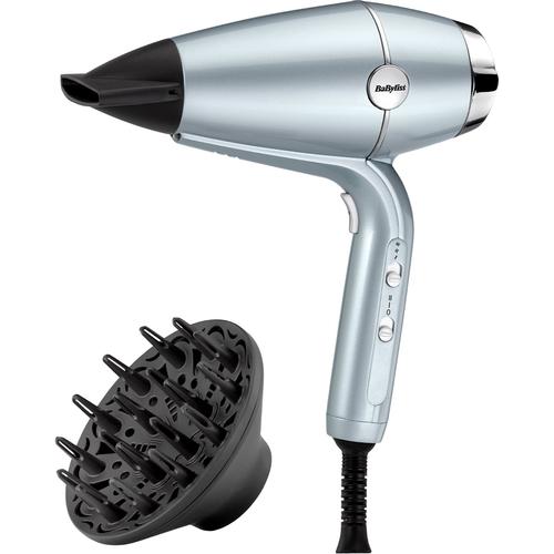 Uscator de par BaByliss Hydro Fusion D773DE , 2100W, 2 viteze, 3 trepte de temperatura, cool shot, difuzor, Tehnologie Ionica cu Plasma, Bleu 1 Uscator de par BaByliss Hydro Fusion D773DE , 2100W, 2 viteze, 3 trepte de temperatura, cool shot, difuzor, Tehnologie Ionica cu Plasma, Bleu