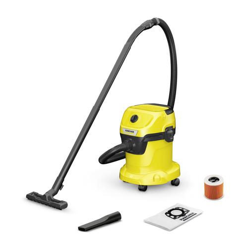 Aspirator umed-uscat Karcher WD 3 V-15/4/20, 1000 W, Recipient 15 l, Cablu 4m (Galben) 1 Aspirator umed-uscat Karcher WD 3 V-15/4/20, 1000 W, Recipient 15 l, Cablu 4m (Galben)
