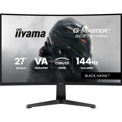 Monitor Gaming VA LED Iiyama G-Master 27inch GC2781HSU-B1, Full HD (1920 x 1080), HDMI, DisplayPort, Ecran curbat, Boxe, 144 Hz, 1 ms (Negru) 1 Monitor Gaming VA LED Iiyama G-Master 27inch GC2781HSU-B1, Full HD (1920 x 1080), HDMI, DisplayPort, Ecran curbat, Boxe, 144 Hz, 1 ms (Negru)
