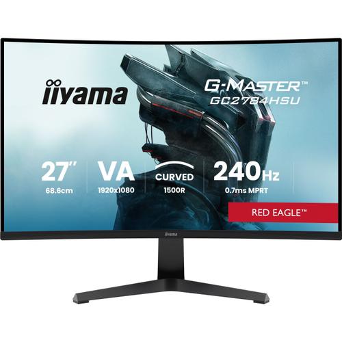 Monitor Gaming VA LED Iiyama G-Master 27inch GC2784HSU-B1, Full HD (1920 x 1080), HDMI, DisplayPort, Ecran curbat, Boxe, 240 Hz, 0.7 ms (Negru) 1 Monitor Gaming VA LED Iiyama G-Master 27inch GC2784HSU-B1, Full HD (1920 x 1080), HDMI, DisplayPort, Ecran curbat, Boxe, 240 Hz, 0.7 ms (Negru)