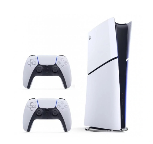 Consola PlayStation 5 Digital Edition (PS5) Slim, 825GB, 2 controllere