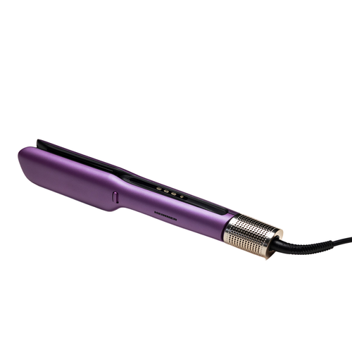 Placa de indreptat parul cu aer cald HEINNER HHS-Y2IN1BLDC-PP, 465 W, Invelis ceramic, Control precis al temperaturii 100-230 C, Aer rece, Ionizare (Violet)