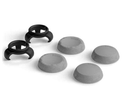 Thumbsticks Grip SCUF, Tactic Kit, pentru controller Xbox Series X|S, Xbox One, PS4, PS5, Nintendo Switch Pro, Gri, 4 buc/set + 2 baze