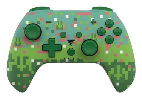 Controller Wireless Dragonshock PopTop, Bluetooth, Analog/Digital, Pentru Nintendo Switch, PC (Verde/Roz)