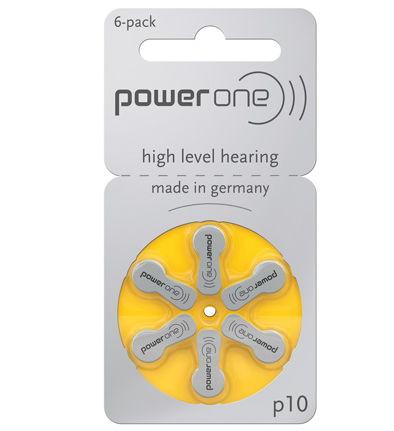 Set 6 baterii auditive VARTA POWER ONE P10 BL 1 Set 6 baterii auditive VARTA POWER ONE P10 BL