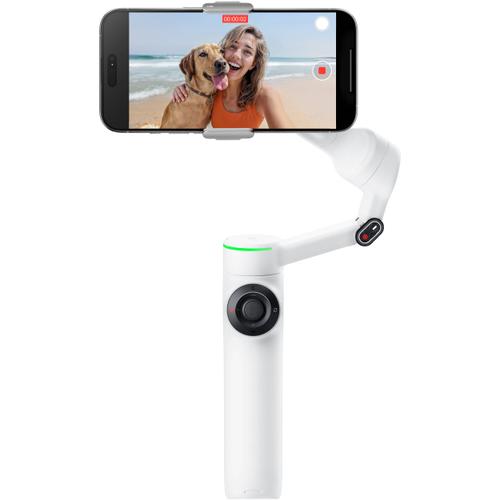 Stabilizator gimbal Insta360 Flow 2 Pro, Bluetooth, Autonomie 10 ore (Alb) 1 Stabilizator gimbal Insta360 Flow 2 Pro, Bluetooth, Autonomie 10 ore (Alb)
