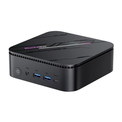 Calculator Mini PC Blackview MP100 Pro, Procesor Intel Core i9-12900H, 14 cores, 24MB, 16GB DDR4, 512GB SSD, Wi-Fi, Bluetooth, Windows 11 Pro (Negru)