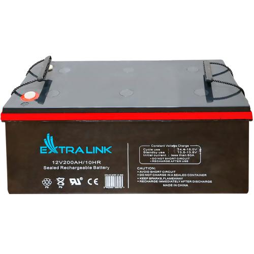 Baterie plumb-acid pentru UPS, Extralink, AGM, 12V, 200Ah, Fara intretinere, Pentru o sursa neintreruptibila, VRLA, Extern, Negru 1 Baterie plumb-acid pentru UPS, Extralink, AGM, 12V, 200Ah, Fara intretinere, Pentru o sursa neintreruptibila, VRLA, Extern, Negru