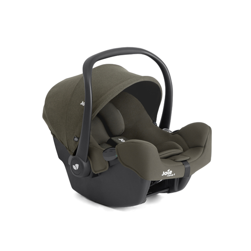 Scoica auto Joie i-Snug 2 Fern, cu tetiera reglabila, 40-75 cm, testata ADAC si certificata R129, Negru/Verde