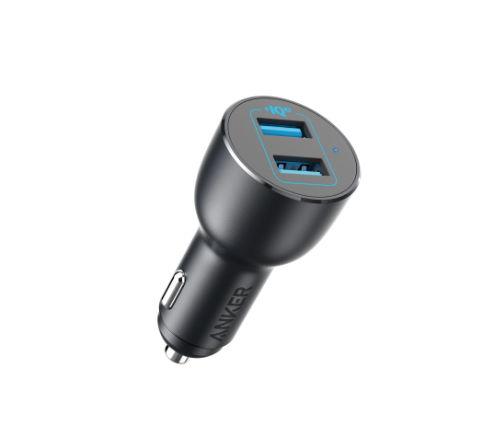 Incarcator Auto Anker PowerDrive III, 36W, QuickCharge 3.0 (Negru)