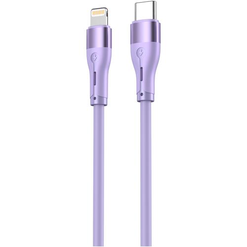 Cablu silicon Tellur Type-C to tip Lightning, PD30W, 1m, Mov