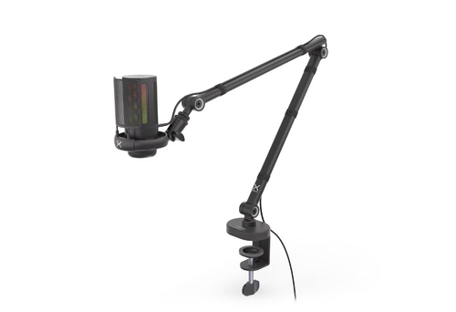 Microfon Krux  Epic 1000, iluminare RGB, Jack 3.5mm, USB (Negru)