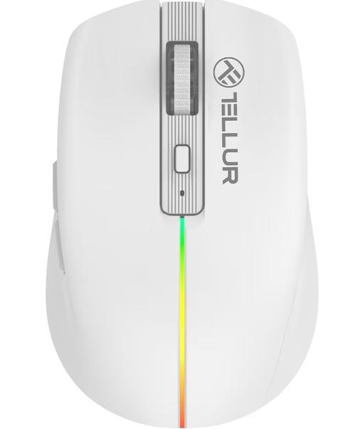 Mouse wireless Tellur, Silent Click, Alb