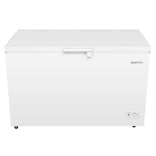 Lada Frigorifica Albatros LA390IME, 371 L, Clasa E, Motor Inverter, Fast Freeze, Interior aluminiu (Alb)