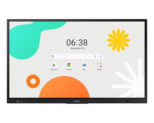 Display interactiv Samsung 65inch Signage Seria WAF LH65WAFWLGCXEN, 4K UHD (3840 x 2160), 40 puncte, Wi-Fi 5, Bluetooth, 8 ms, Android