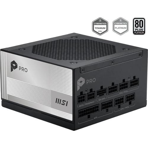 Sursa MSI PRO A1000PL PCIE5, 1000W, ATX, PCIe 5.1, 80 PLUS Platinum, Full Modulara 1 Sursa MSI PRO A1000PL PCIE5, 1000W, ATX, PCIe 5.1, 80 PLUS Platinum, Full Modulara
