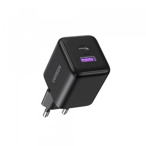 Incarcator Retea UGREEN X516, 30W, 3A, 1 x USB-A - 1 x USB-C (Negru) 1 Incarcator Retea UGREEN X516, 30W, 3A, 1 x USB-A - 1 x USB-C (Negru)