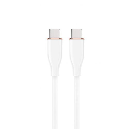Cablu alimentare si date GEMBIRD CC-USB2S-CMCM-1.5M-W, USB 2.0 Type-C (T) la USB 2.0 Type-C (T), 60W, 1.5m, protectie silicon, Alb 1 Cablu alimentare si date GEMBIRD CC-USB2S-CMCM-1.5M-W, USB 2.0 Type-C (T) la USB 2.0 Type-C (T), 60W, 1.5m, protectie silicon, Alb