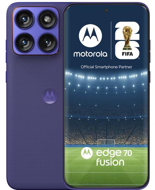 Telefon Mobil Motorola Edge 70 Fusion, Procesor Qualcomm SM7635 Snapdragon 7s Gen 3, Ecran AMOLED 6.78inch, 8GB RAM, 256GB Flash, Camera Duala 50 + 13 MP, Wi-Fi, 5G, Dual Sim, Android (Violet) 1 Telefon Mobil Motorola Edge 70 Fusion, Procesor Qualcomm SM7635 Snapdragon 7s Gen 3, Ecran AMOLED 6.78inch, 8GB RAM, 256GB Flash, Camera Duala 50 + 13 MP, Wi-Fi, 5G, Dual Sim, Android (Violet)