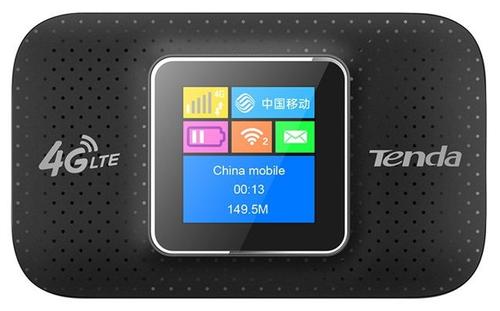 Router Wireless Tenda 4G185, 4G/3G, Portabil, 150 Mbps, Display OLED, Baterie 2100mAh (Negru) 1 Router Wireless Tenda 4G185, 4G/3G, Portabil, 150 Mbps, Display OLED, Baterie 2100mAh (Negru)