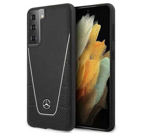 Protectie Spate Mercedes-Benz MEHCS21SCLSSI pentru Samsung Galaxy S21 (Negru)