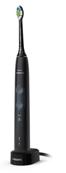 Periuta de dinti electrica Philips Sonicare ProtectiveClean HX6830/44, 62000 vibratii/min, Senzor presiune, Pornire usoara, Memento inlocuire capat, Cronometru 2 min, 2 Programe, 1 Capat (Negru)