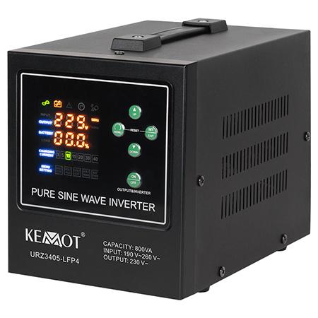 UPS Centrale termice Kemot URZ3405-LFP4, Sinus PUR 800VA/500W (Negru)